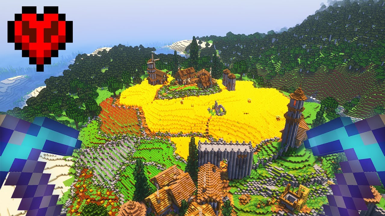 I’m Building a MASSIVE VILLAGE In Minecraft Hardcore