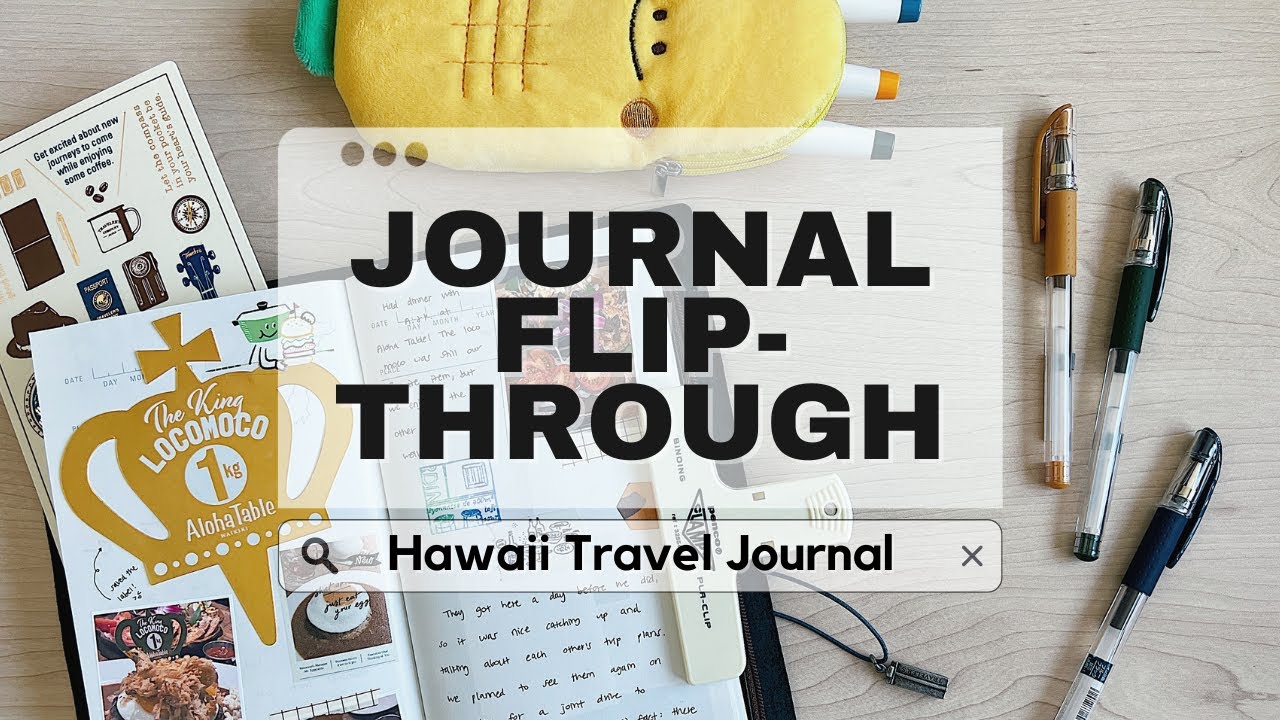 Journal Flip-Through | Hawaii Travel Journal