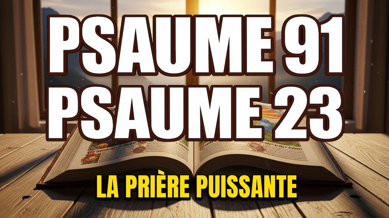 PRIÈRE DU JOUR 14 MARS – PSAUME 91 et PSAUME 23–Les deux PRIÈRES LES PLUS PUISSANTES de la BIBLE