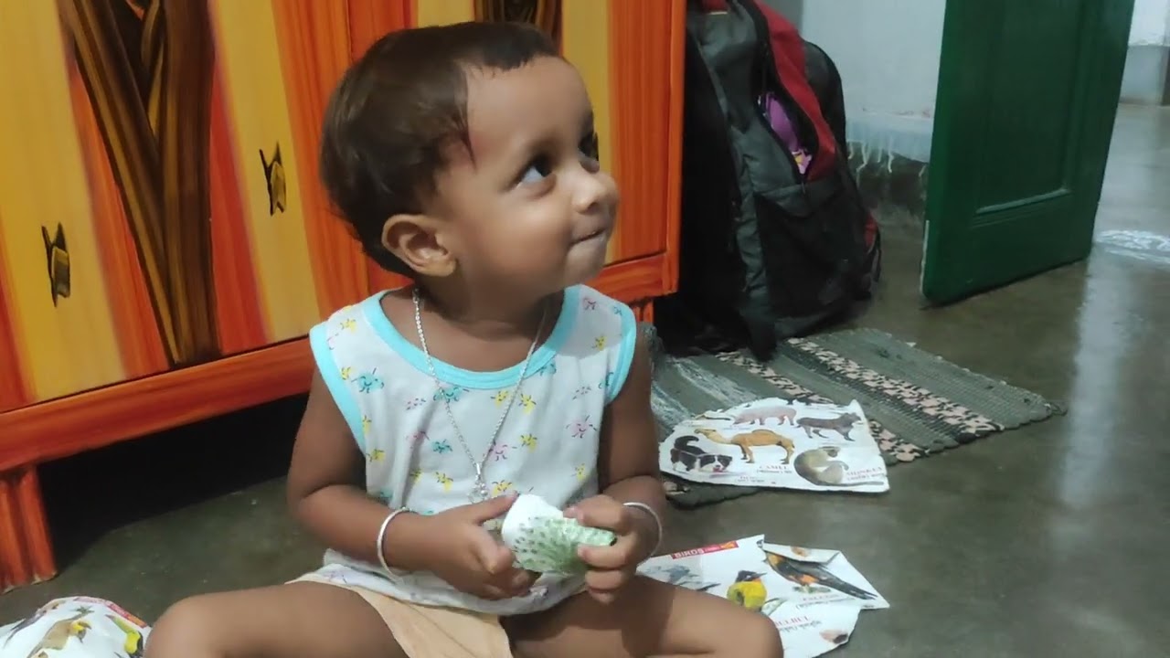 কত কিছু শিখছি আমি নতুন নতুন❤️#rudram #21monthsold#youtubevideo