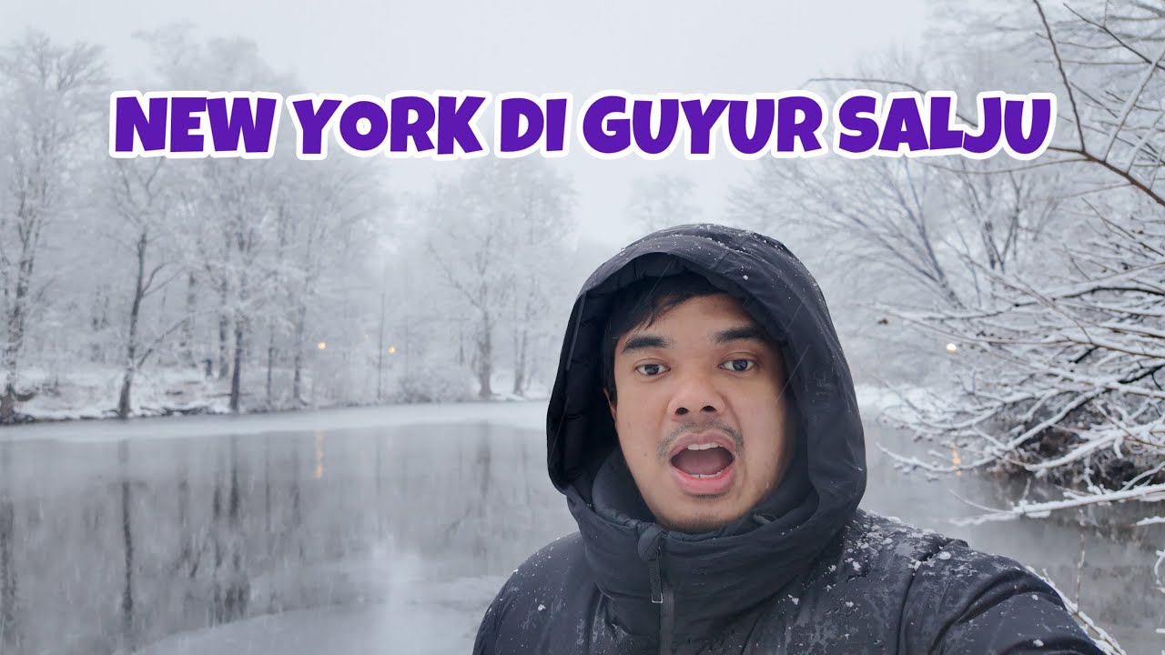 SERUU NYA TURUN SALJU TERBANYAK DI NEW YORK CENTRAL PARK