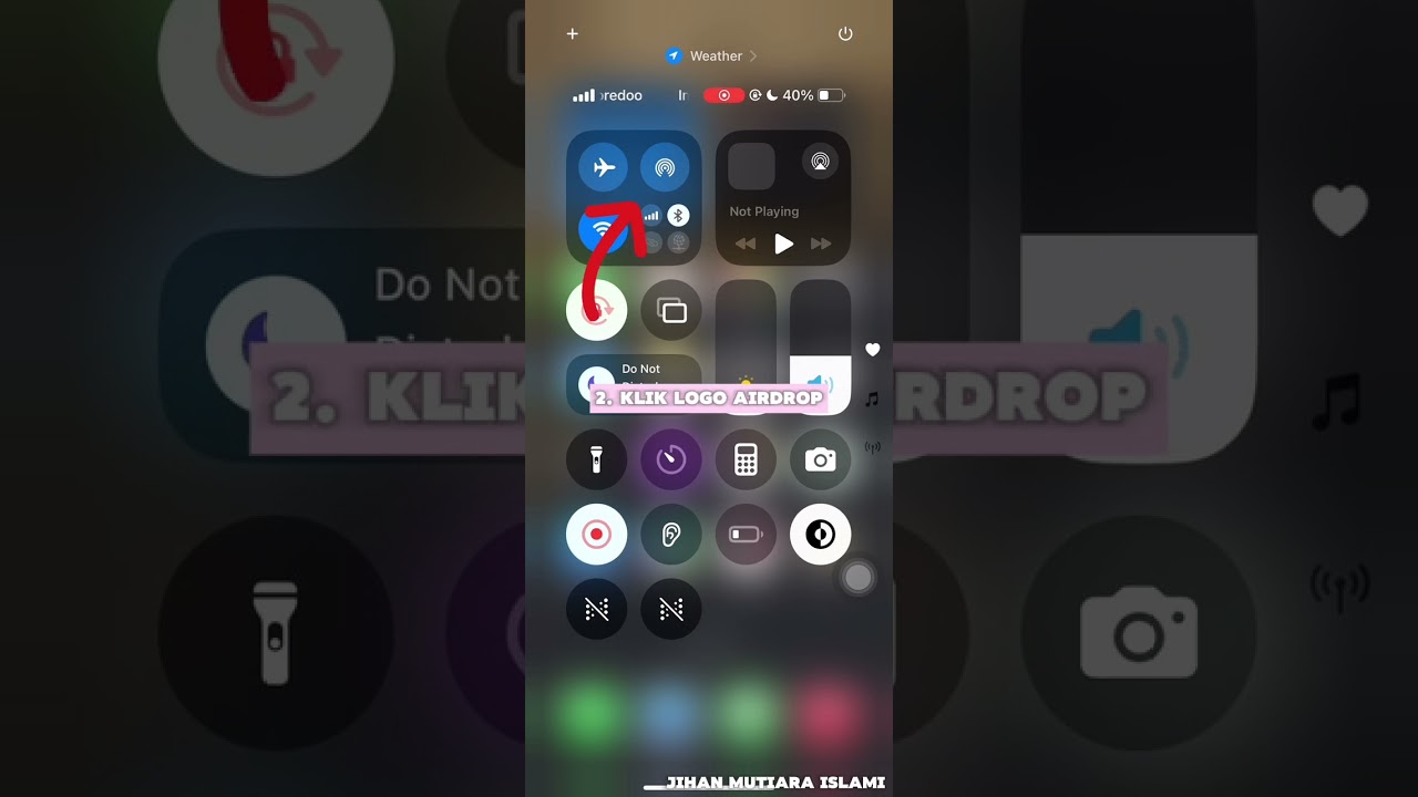 Tutorial Menghidupkan Airdrop di Hp Iphone #tutorial #iphone11 #airdrop