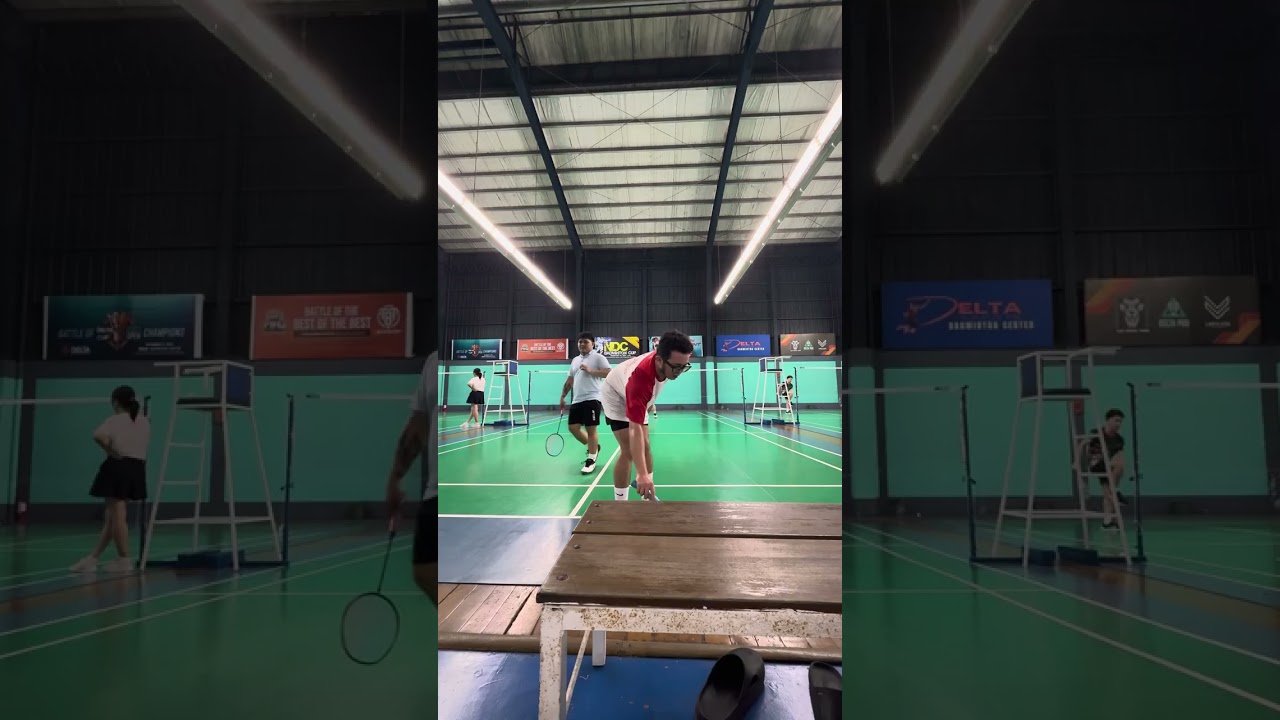 Badminton- Christian/Peng vs. Eym/Lloyd