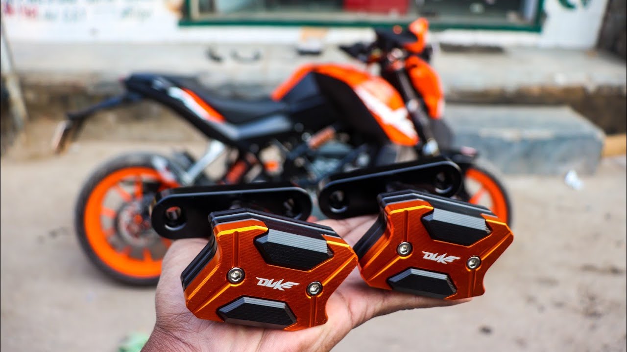 KTM Duke Crash Guard | KTM Power Parts | KTM Accessories | KTM Duke 200 | KTM Modification 😍