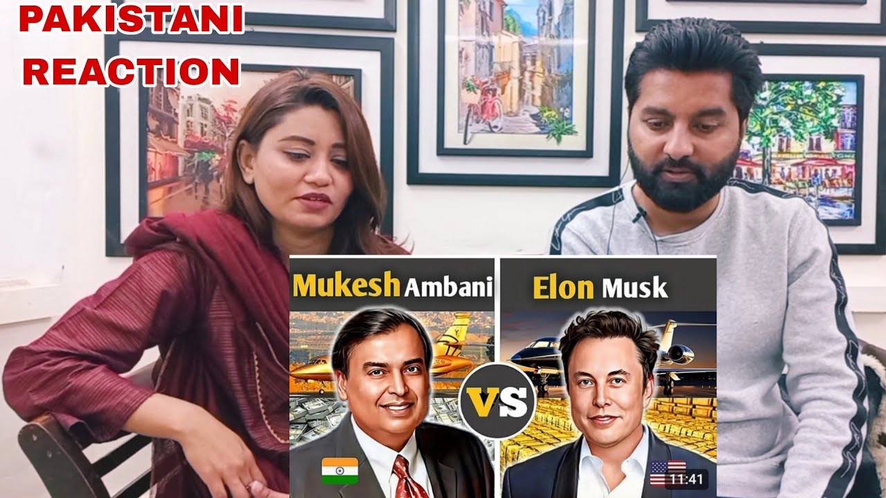 Pakistani Reacts to Mukesh Ambani vs Elon Musk Lifestyle,Business,Cars,Net Worth
