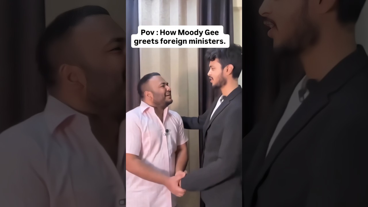 Mimicry of Narendra Modi Ji 🤣|how Modi ji greets foreign ministers|#shorts #modiji #youtubeshorts