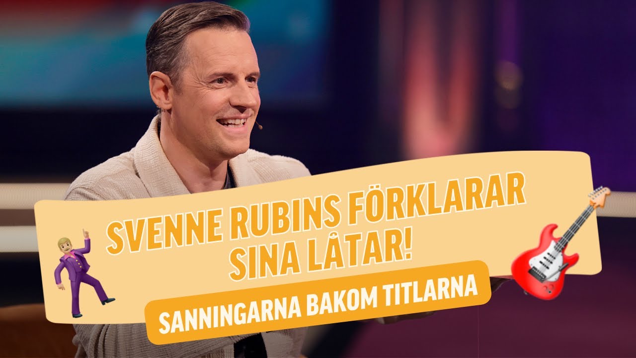 Svenne Rubins förklarar sina låtar?