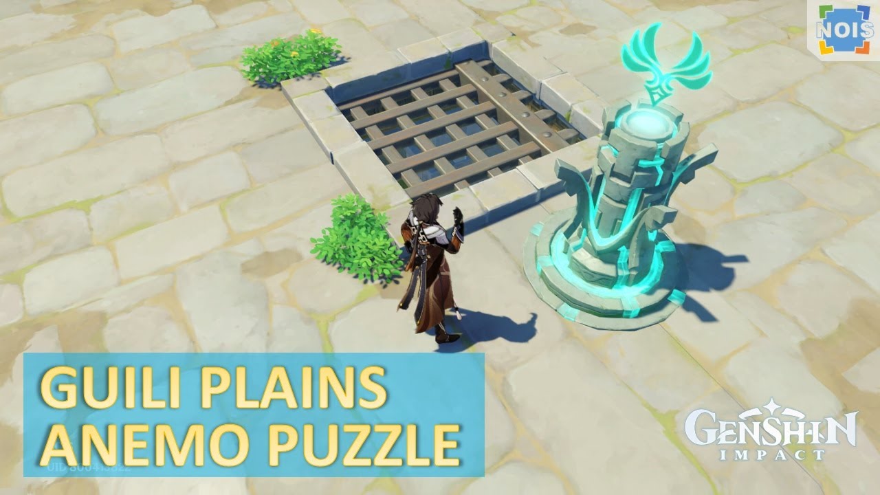 Guili Plains Anemo Puzzle | Luhua Pool - Genshin Impact