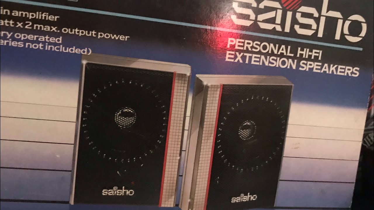 The Picnic Speakers AKA - Saisho Personal Exstension HIFI Speakers.