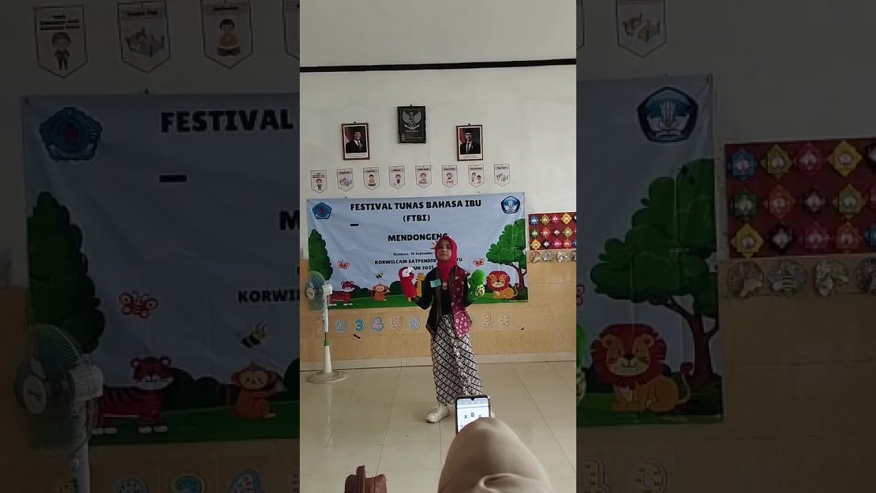 Moza Adila Fitri mendongeng FTBI Kec. Bumiayu 2025