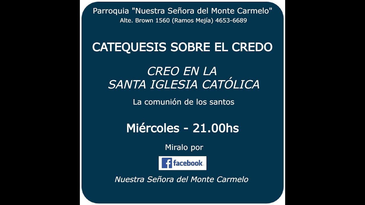 Catequesis sobre el Credo - Comunión de los santos