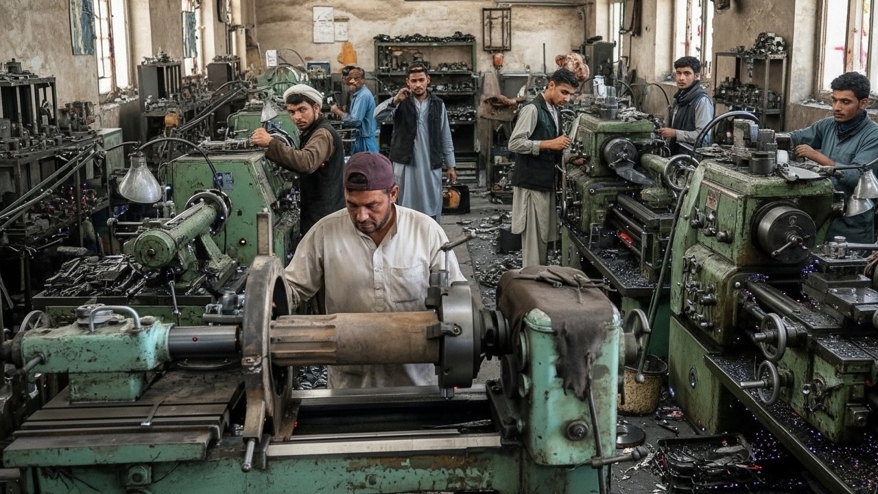 Machining process of Industrial Pinion Shaft with old Technology in 3rd world is Mind-Blowing!