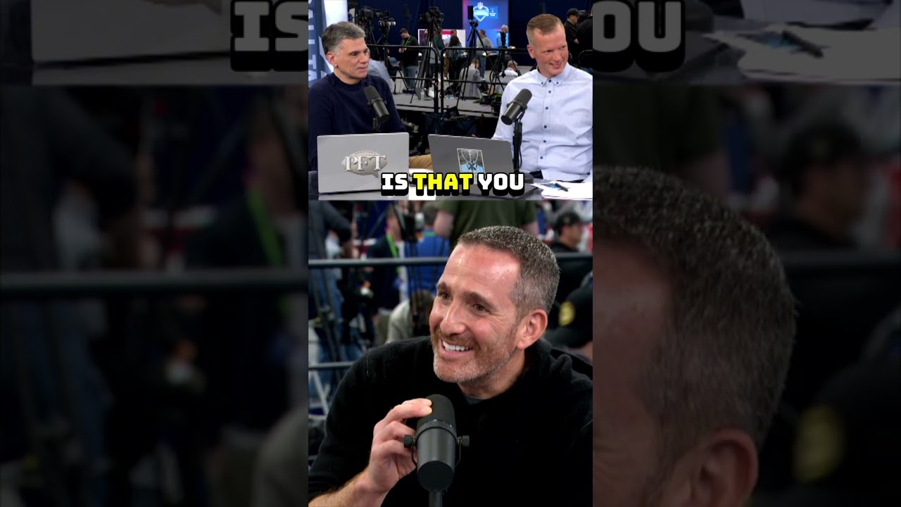 Howie Roseman is impressed by Florio's wardrobe 👔👞