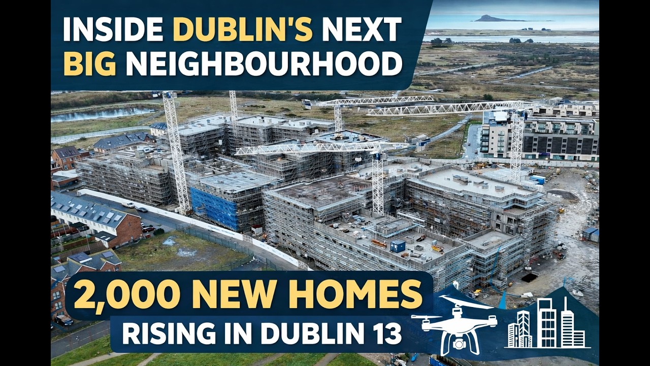 Clongriffin Central Drone Update | Major Housing Development in Dublin 13 🚁🏗️