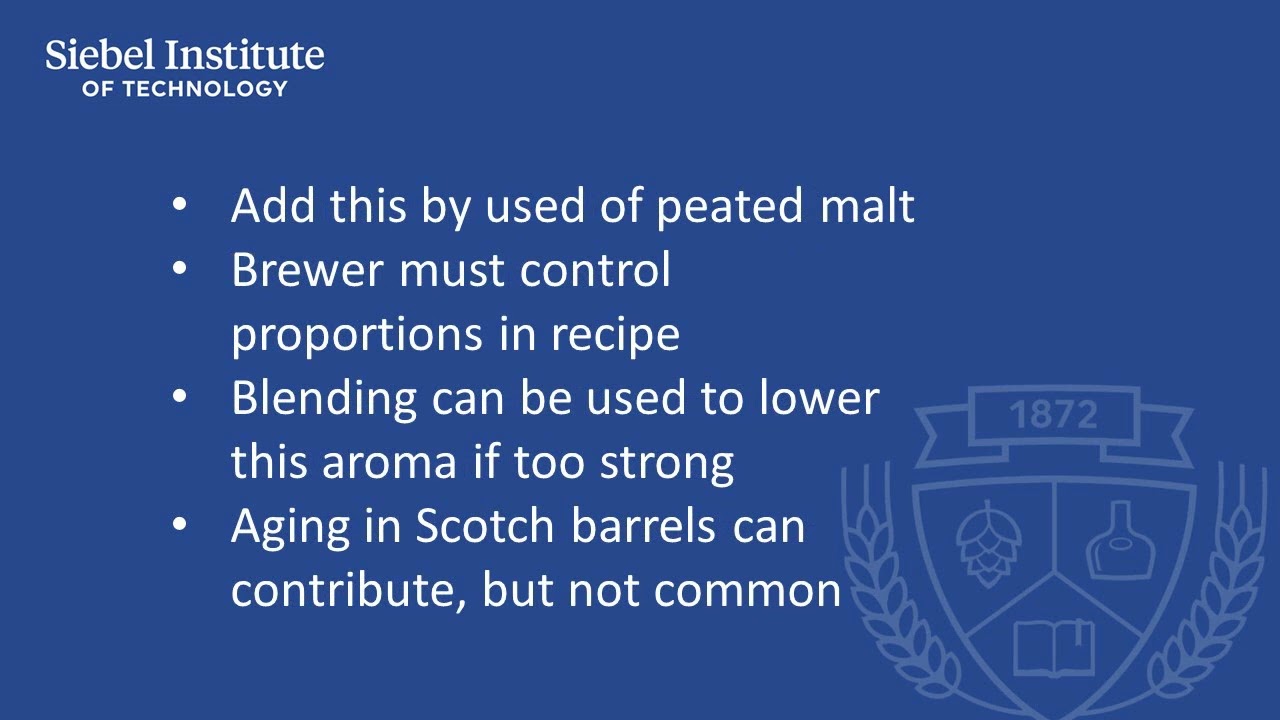 Peat-like - Beer sensory characteristics, causes and control factors