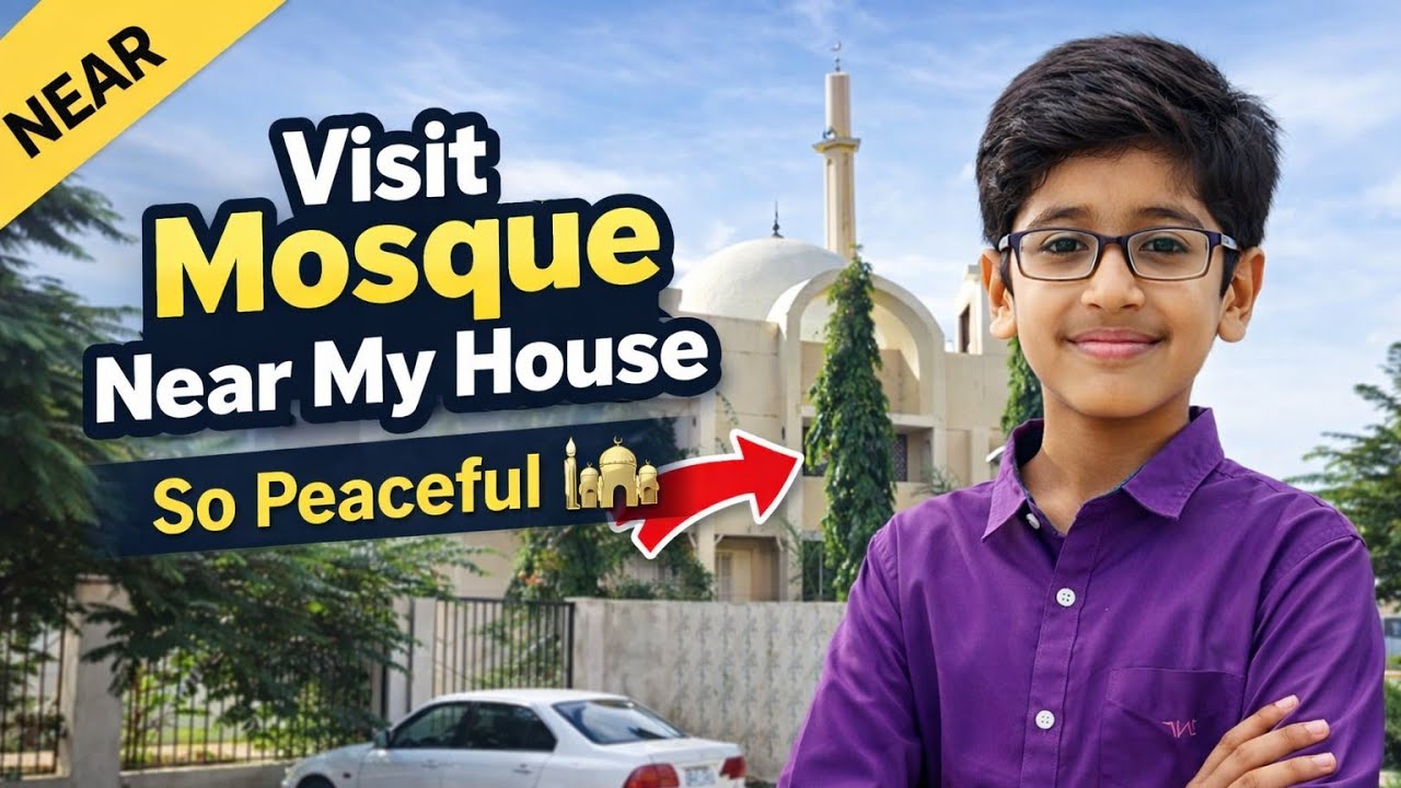 Visit Mosque Near My House | Beautiful & Peaceful Masjid Vlog 🕌