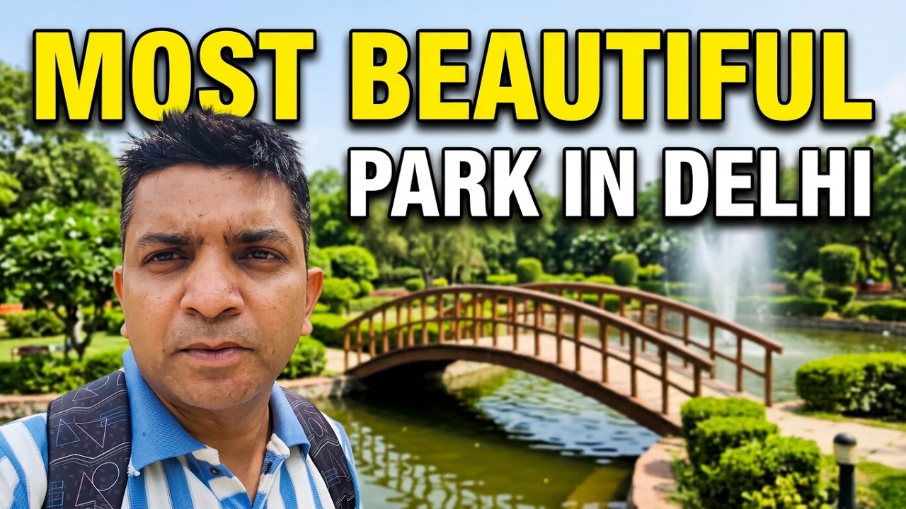 Stunningly Beautiful NEHRU PARK New Delhi | All Information and Full Tour | Chanakyapuri Park Delhi