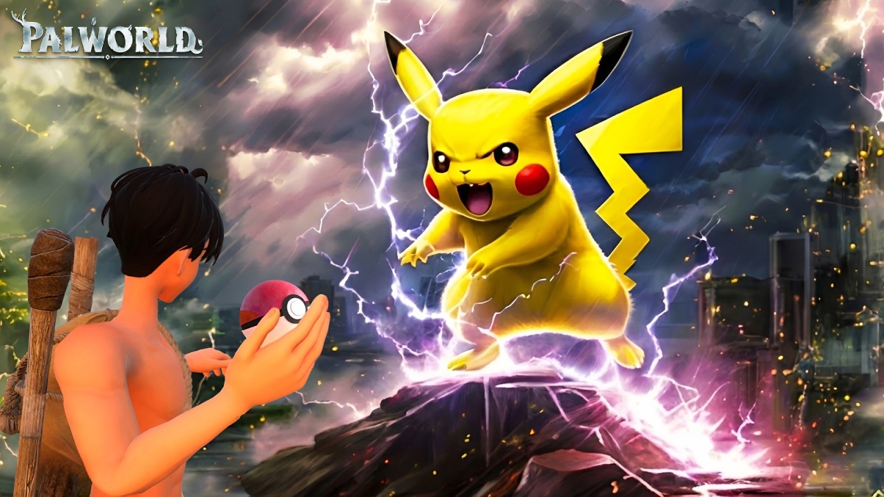 I Captured A Legendary Pikachu | PALWORLD!!