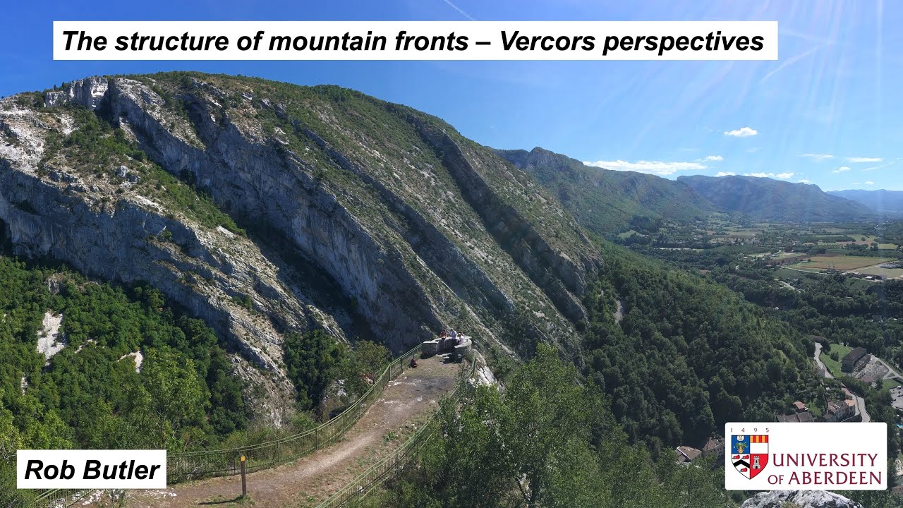 The structure of mountain fronts - Vercors perspectives