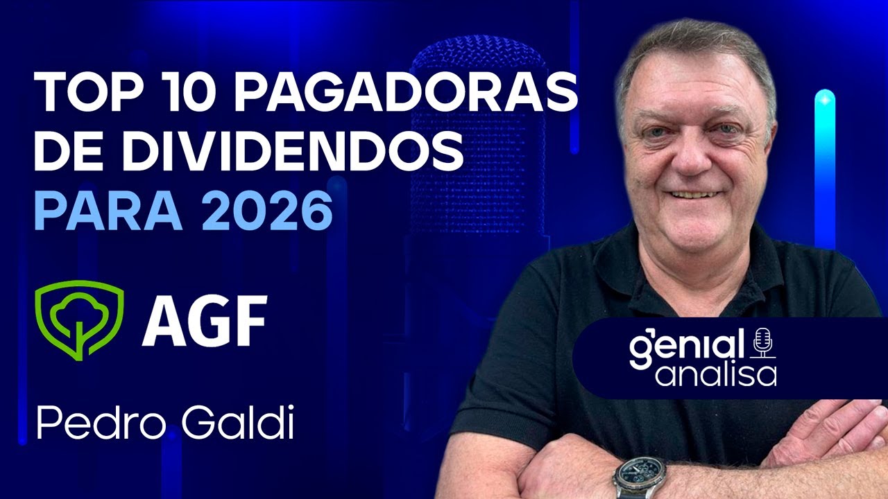 🔴 Top 10 ações pagadoras de dividendos para investir em 2026, com Pedro Galdi AGF | Genial Analisa