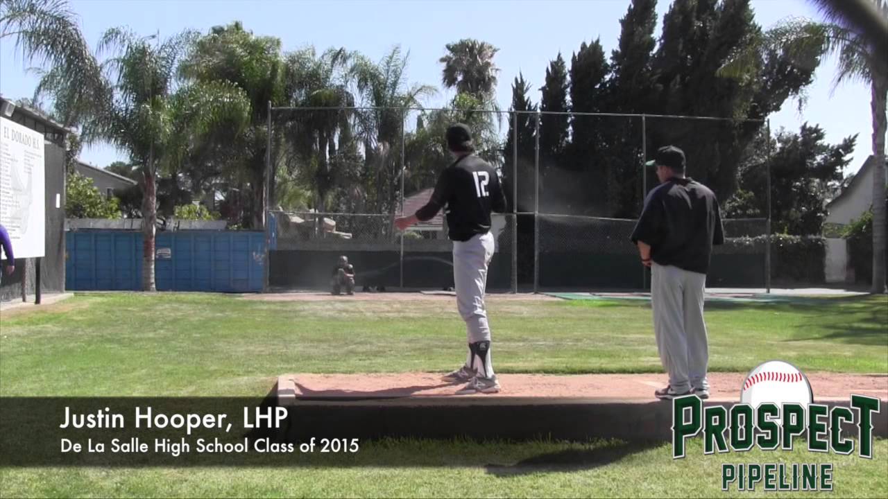 Justin Hooper Bullpen Session, LHP, De La Salle High School Class of 2015 #mlbdraft @NationalClassic