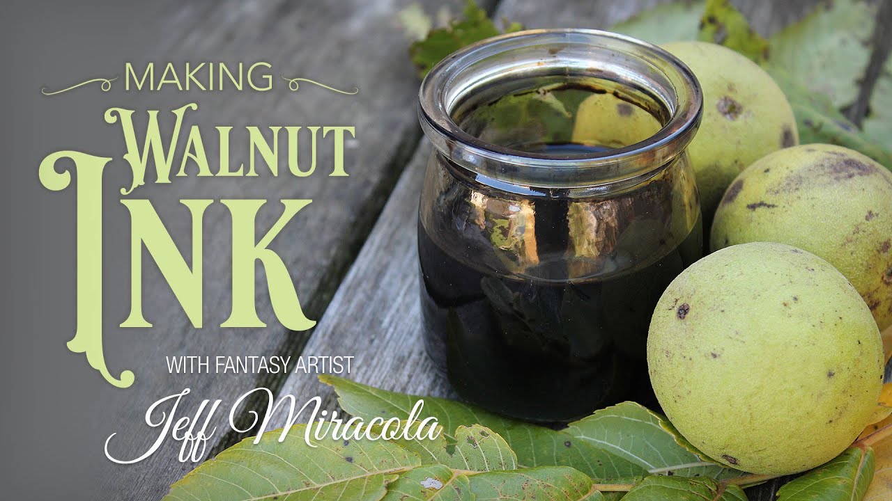 Making Walnut Ink with Fantasy Artist Jeff Miracola