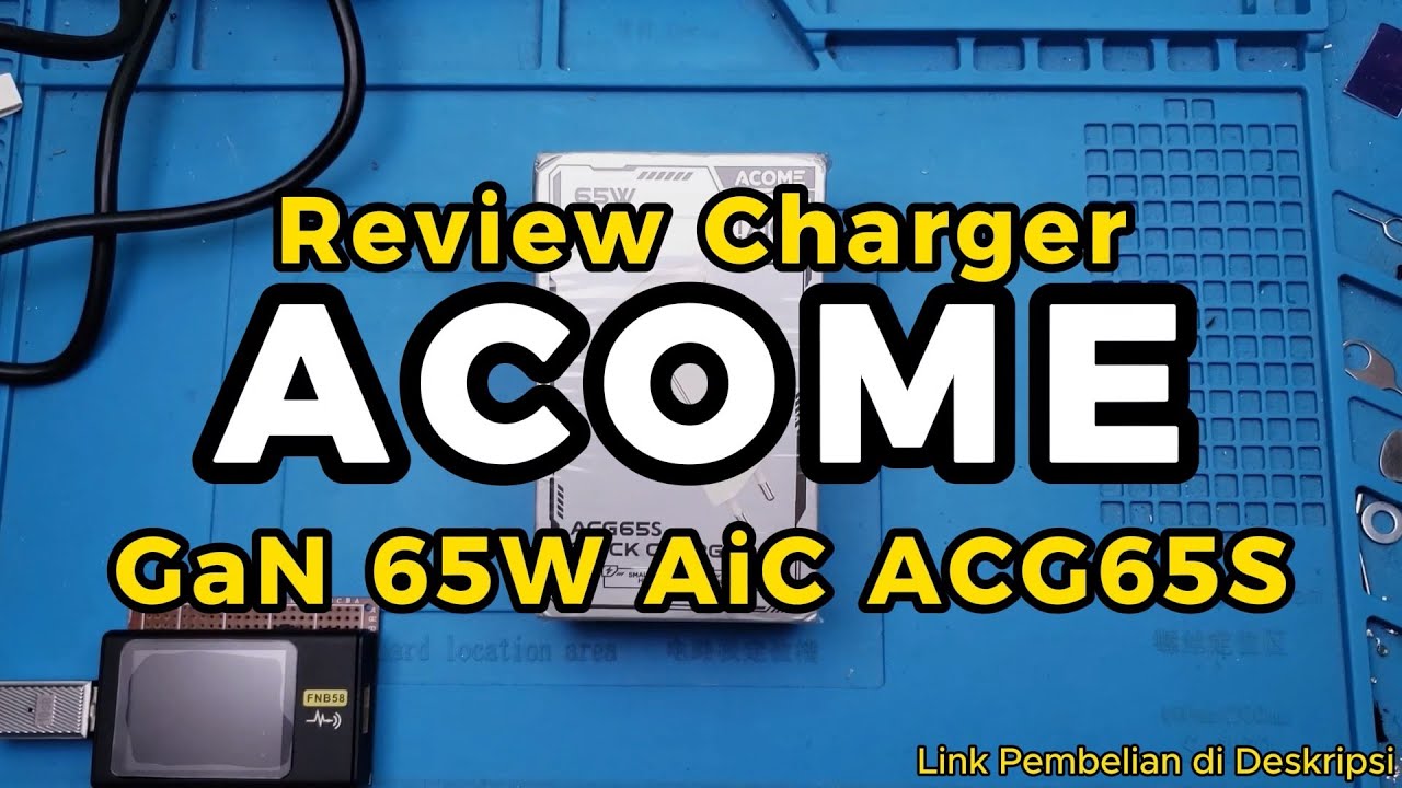 Review Charger ACOME GaN 65W ACG65S, Ternyata bisa VOOC, tapi....