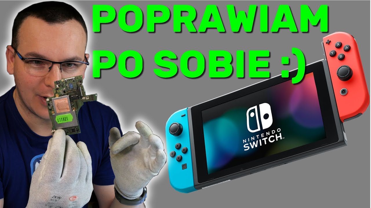 POPRAWIAM SWOJĄ ROBOTĘ...Wlut gniazda od  czytnika kart SD w Nintendo Switch