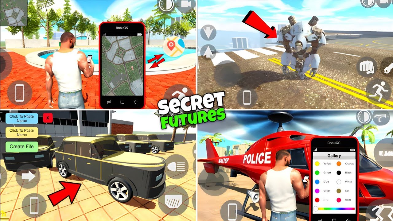 New Secret Futures in INDIAN BIKES DRIVING 3D 🤯 New Code Future 