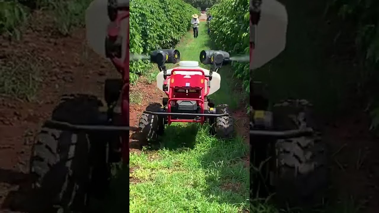 XAG R150 Farm Robot Spraying Coffee in Brazil
