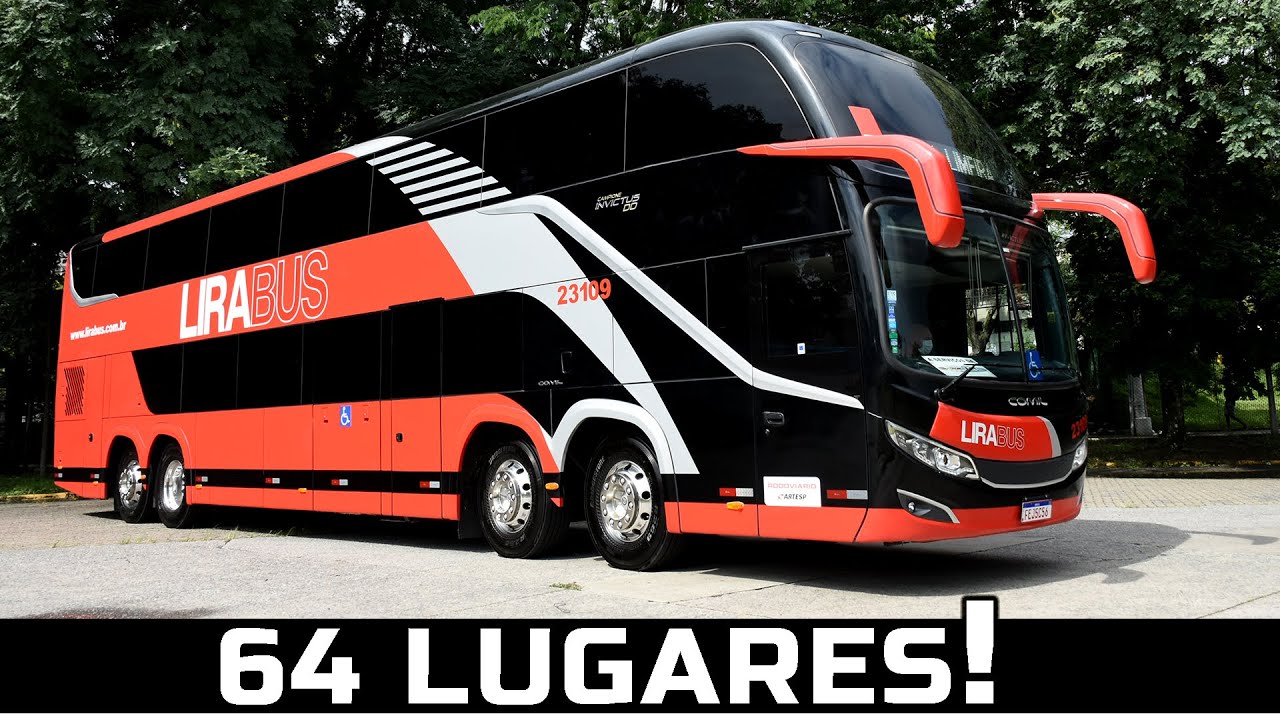 LANÇAMENTO!! 64 LUGARES É BOM OU RUIM? INCRÍVEL OS NOVOS DOUBLE DECKER DA LIRA RODAM MENOS DE 200km