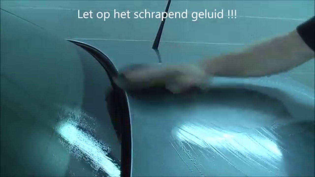 Total Car Care bvba :  schuren en polijsten ruwe laklaag Volvo C70