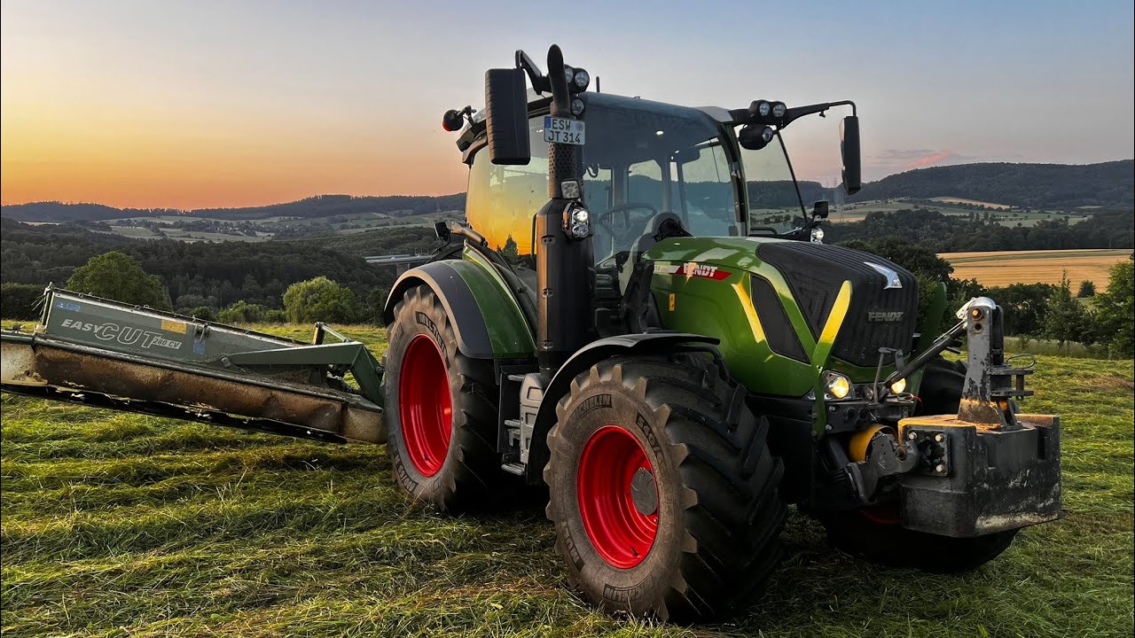 Fendt 314 und Krone Easy Cut waschen. Cap View