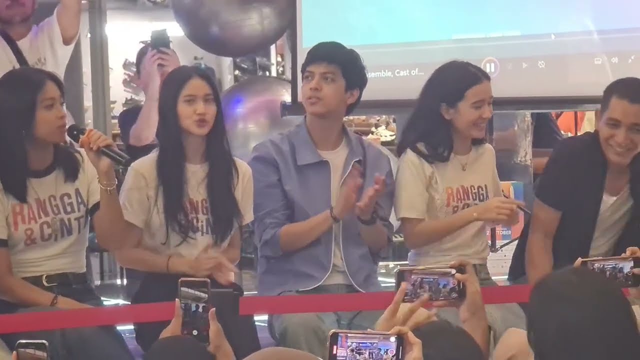 SERU BANGET KARAOKE BARENG CAST RANGGA CINTA EL PUTRA SARIRA LEYA PRINCY DLL DI RAMAYANA DEPOK 