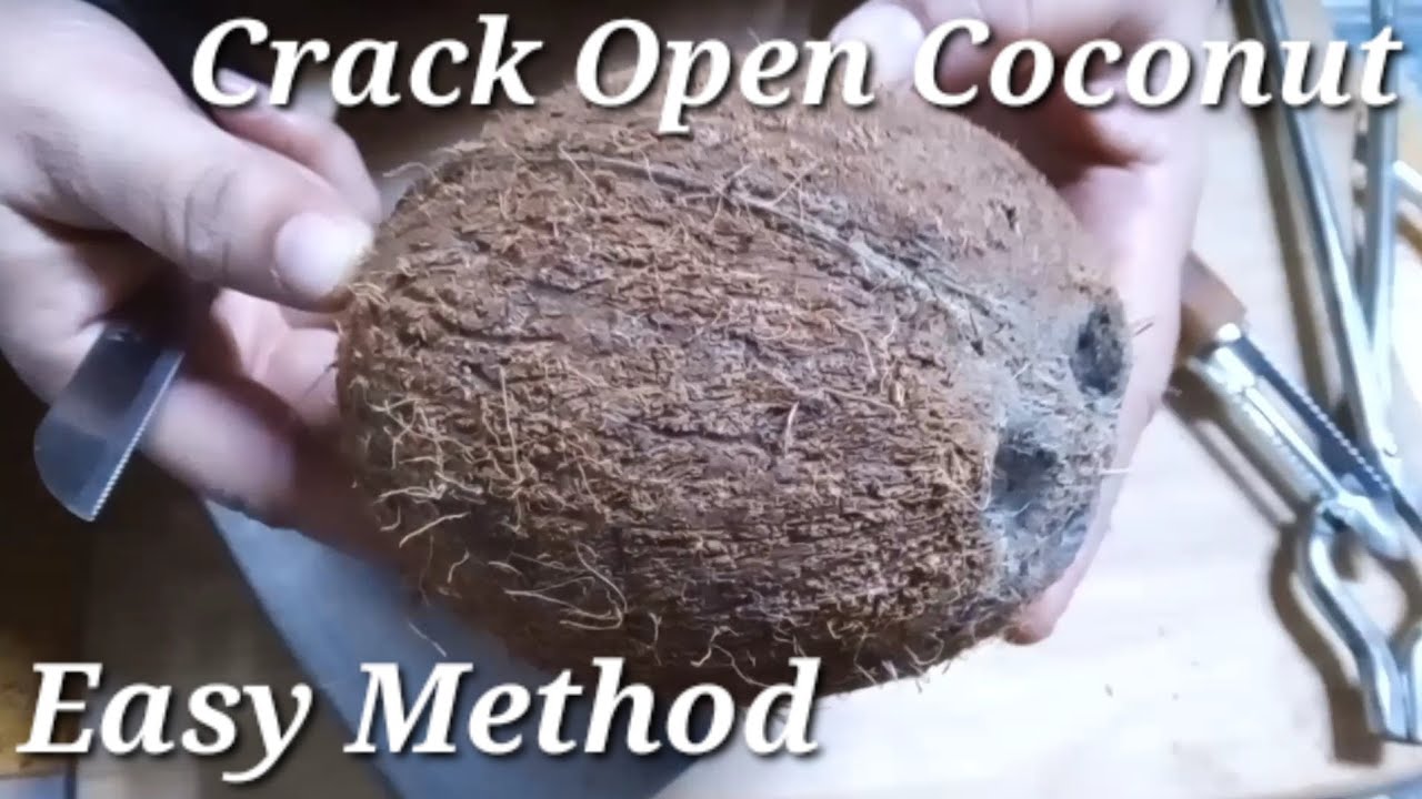 How to Easily Crack Open and Clean a Coconut Step-by-step