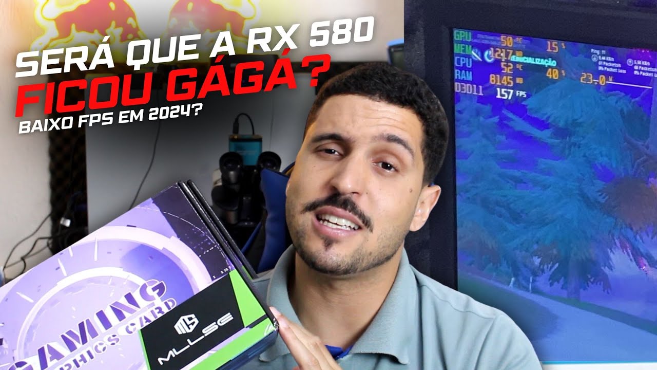 RX 580 COM BAIXO FPS O CLIENTE DISSE! MOSTREI TODA A VERDADE PRA ELE!