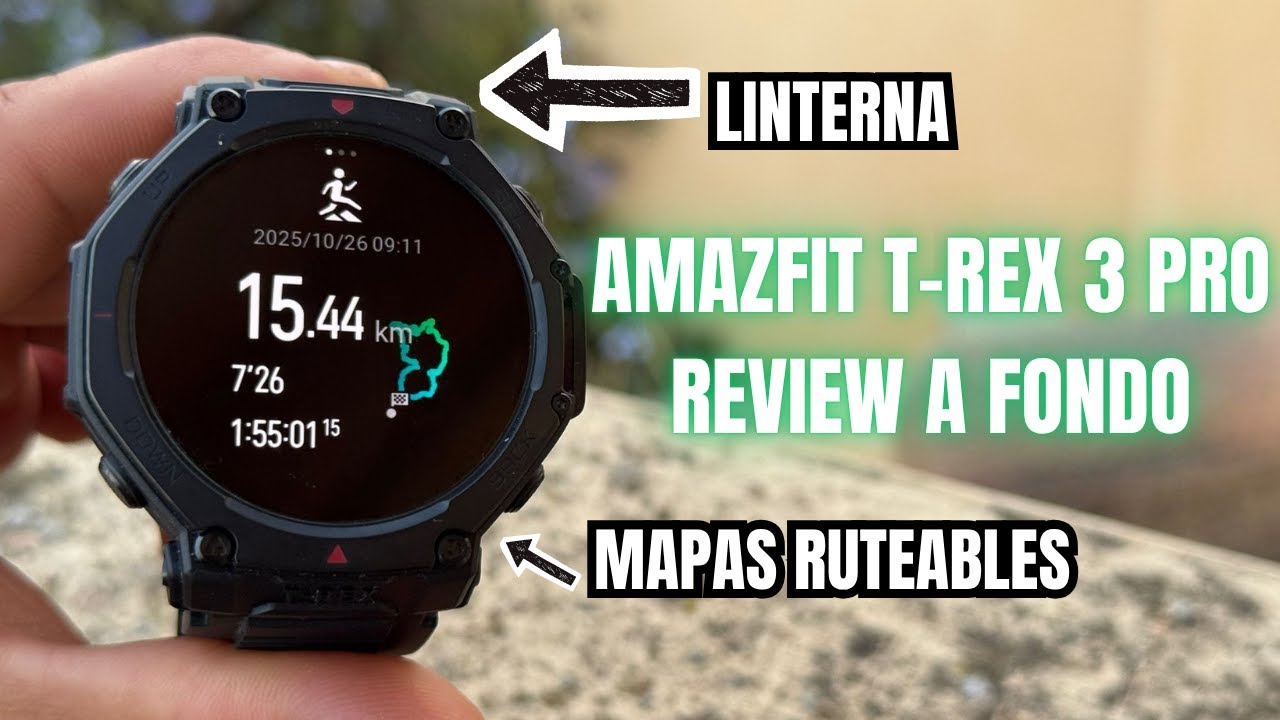 Amazfit T-Rex 3 Pro Review – Autonomía, sensores y cambios que importan