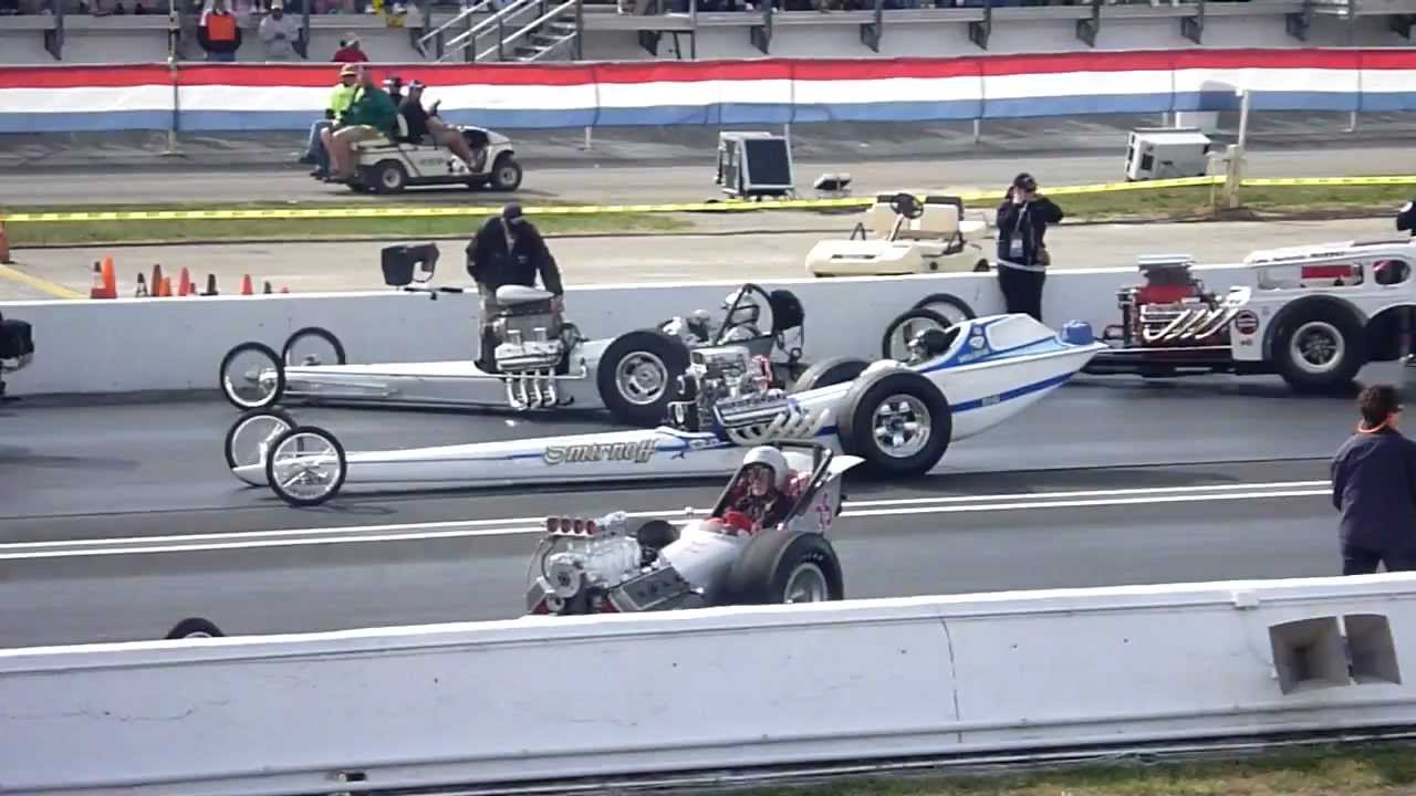 Cackle Fest Indy Big Daddy Don Garlits gets hit!