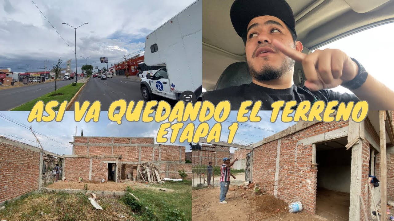 ASI ESTA QUEDANDO LA PRIMER CONSTRUCCION DEL TERRENO | CESAR VALADEZ