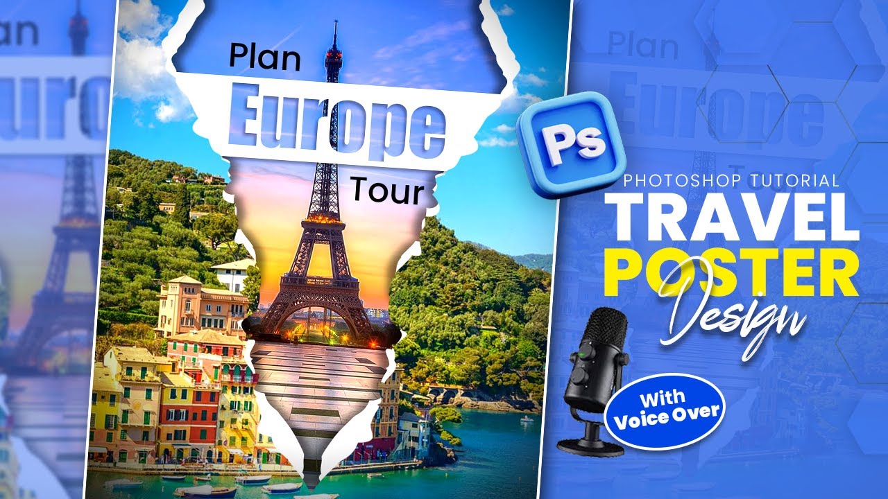 Design a Stunning Travel Poster in Photoshop 2025 &ndash; Step-by-Step Tutorial!