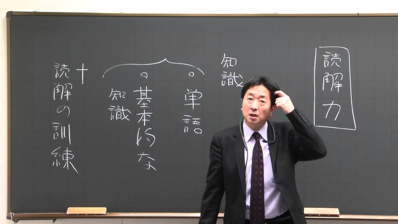 笹井厚志講師　代ゼミ＜ミニ体験講座＞現代文　高３生対象　現役合格する、その為の現代文の勉強法