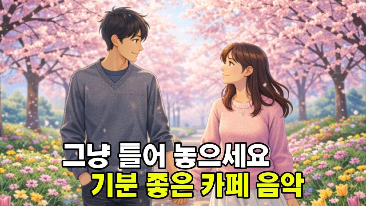 [Playlist] 🌸☕  봄에  듣기 좋은 잔잔한 감성 플레이리스트 🎶 하루종일 틀어놓기 좋은 카페음악