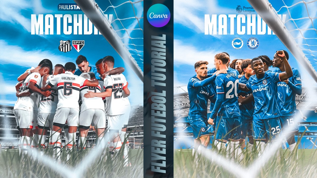 Crie Flyer de Futebol no Canva Pelo Celular - Tutorial Completo e Gratuito