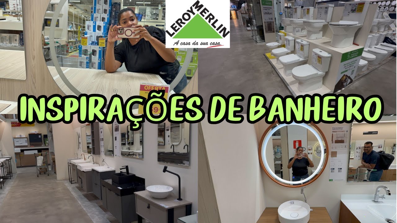 Leroy Merlin Itens para seu banheiro | Cuba | Torneiras| Gabinete | Espelhos
