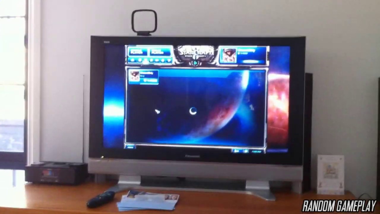 My mate fixing my StarCraft account; I think