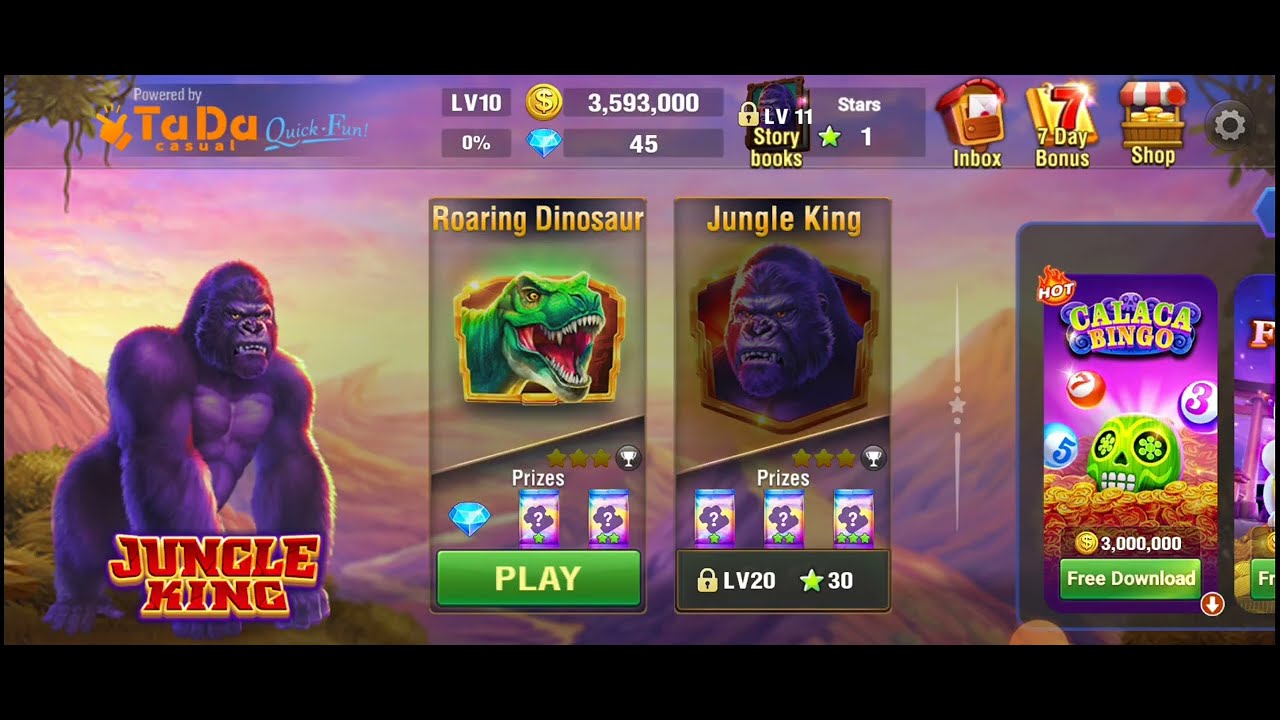 Jungle King Slots Walkthrough Gameplay Reaching Level 11 Android
