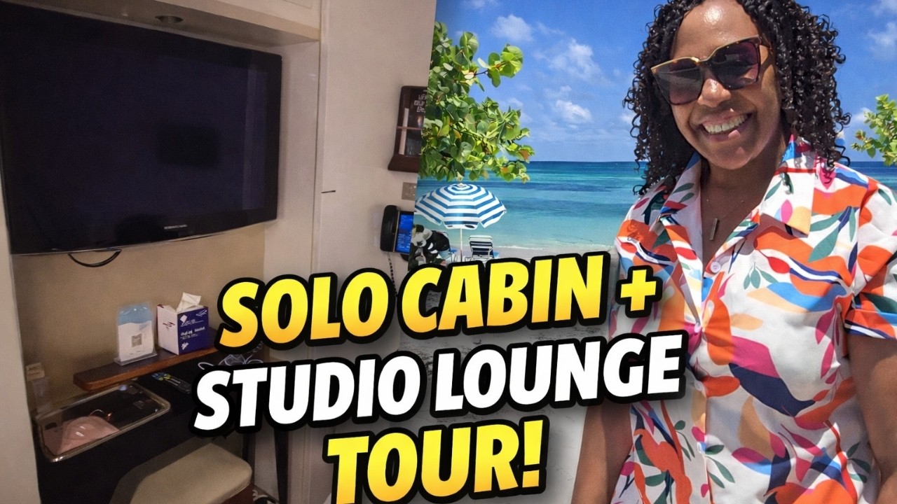 Inside a Norwegian Epic Solo Cabin + Studio Lounge 🚢 | Is It Worth It? (NCL Review) #travel