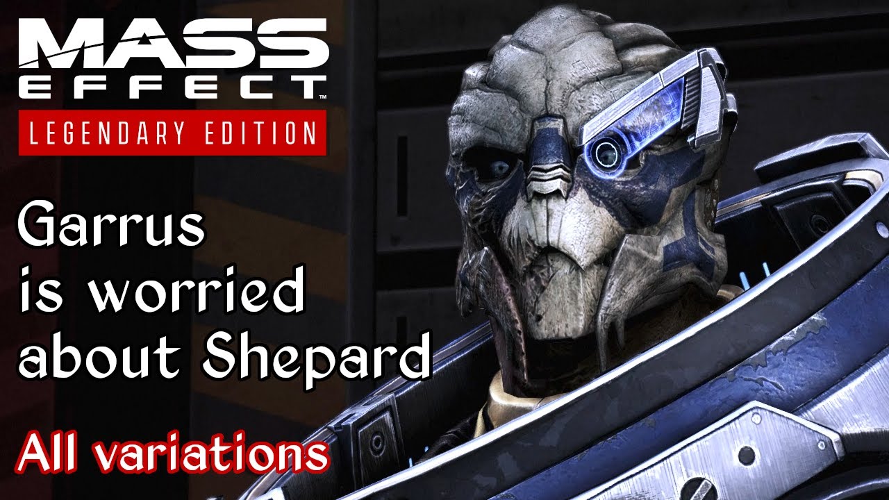 Mass Effect 3 - Garrus worries about Shepard - All variations