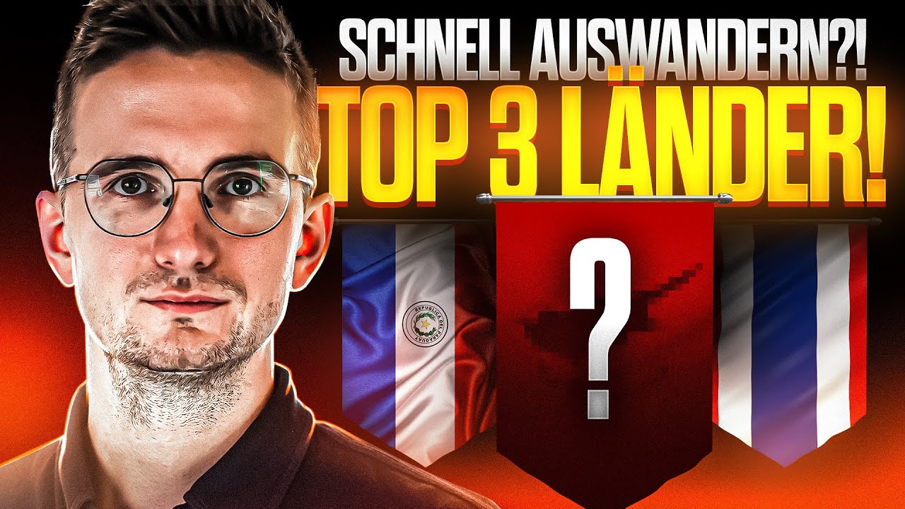 SCHNELL Auswandern: Die Top 3 L&auml;nder, in die du SOFORT auswandern kannst!