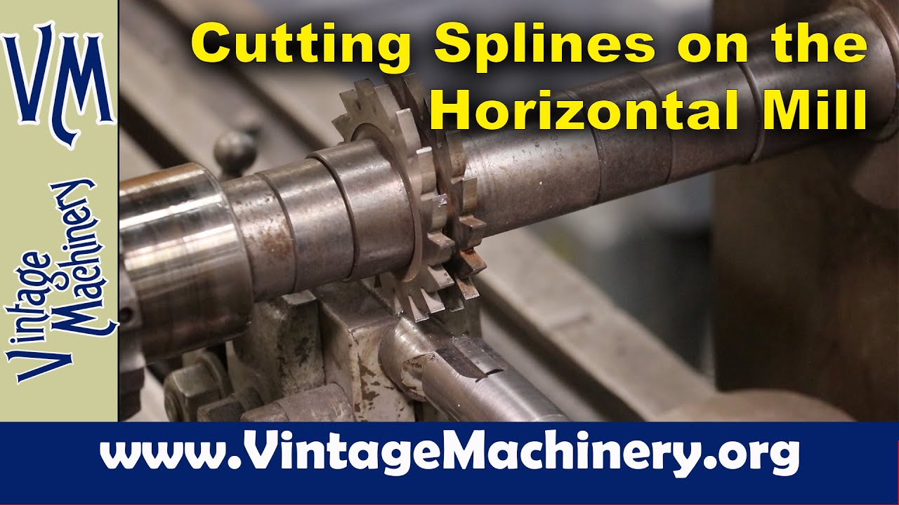 Kearney & Trecker Low Lead Attachment Drive Shaft - Cutting Splines